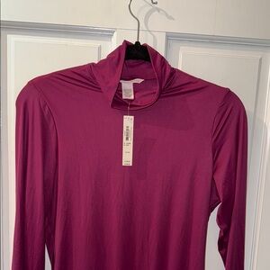 Victoria's Secret Fuchsia Turtleneck Top - size xl - with tags - new